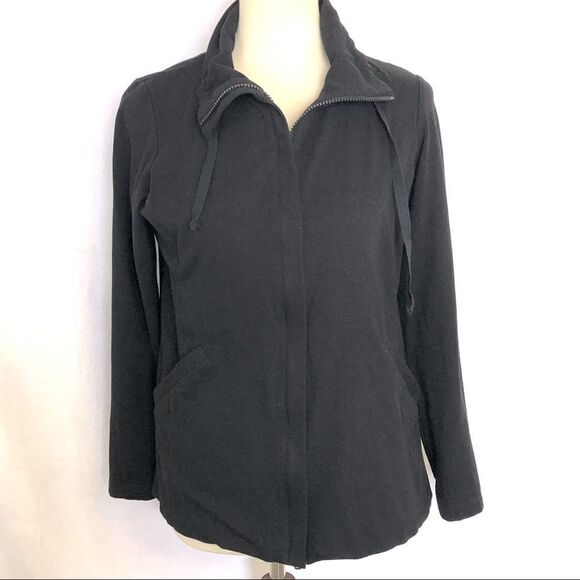 EILEEN FISHER PETITES JACKET ORGANIC DRAWSTRING JACKET - Picture 2 of 10